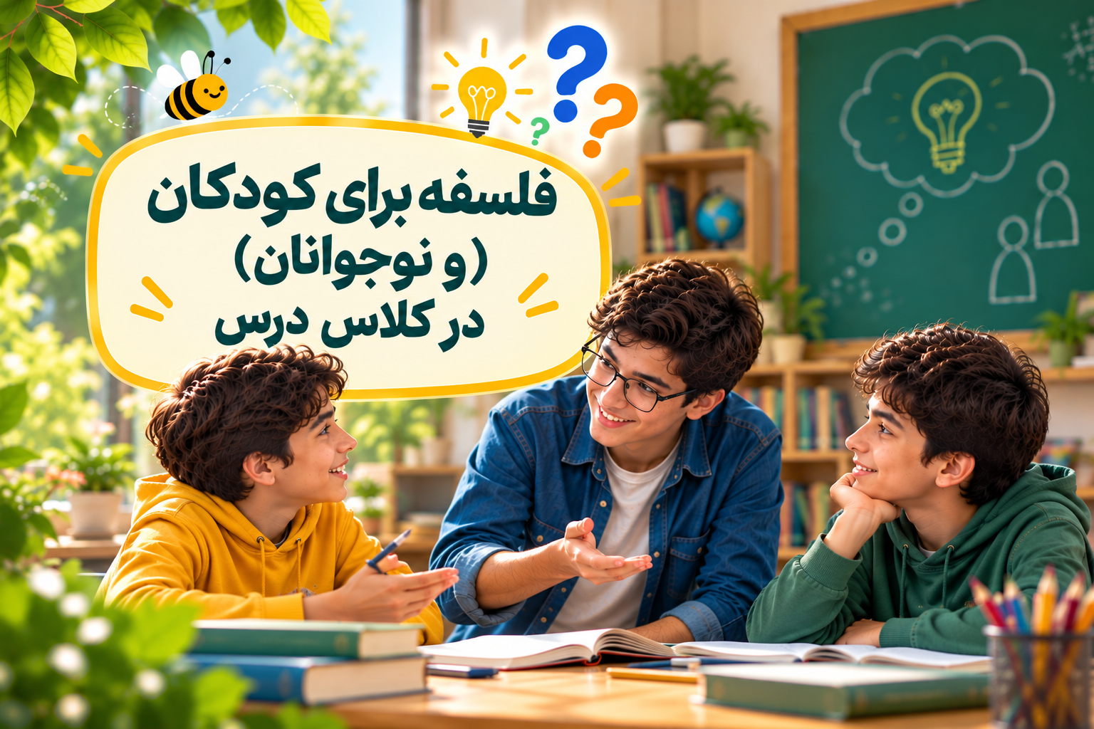 دوره فلسفه برای کودکان (و نوجوانان) در کلاس درس